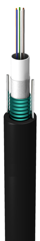 Armored Optic Outdoor GYTW fiber cable(2 to 12 Fibres)