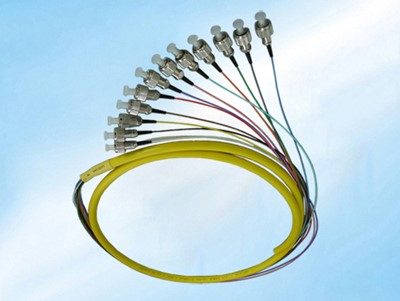 2 meter FC UPC-12 Fibres SM Optical Fiber pigtails PVC