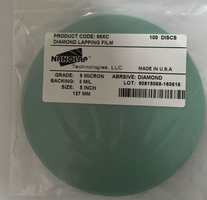 Polishing film 9um 100pcs