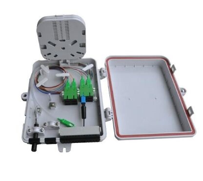 Fiber optic termination box 4XSC DX 8 Ports