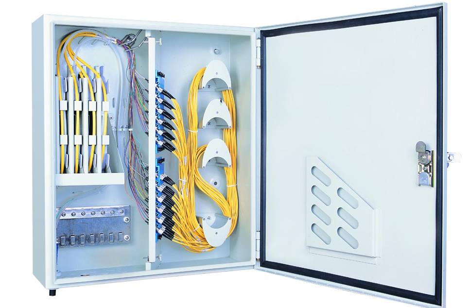 Outdoor Fiber Distribution Cabinet Capacity 48 Cores