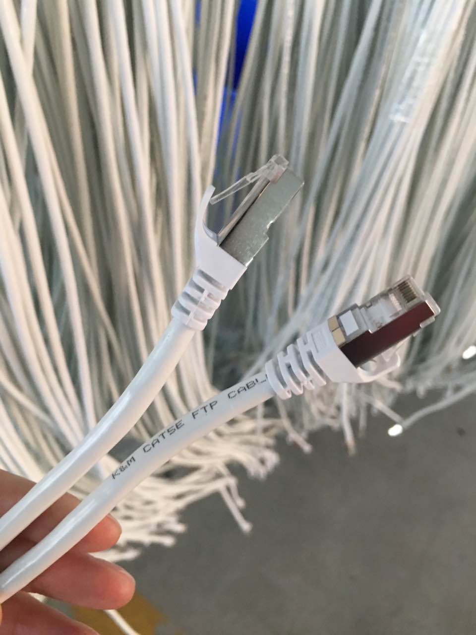 cat5e FTP Lan cable/Solid Bare Copper Cat5e Lan cable