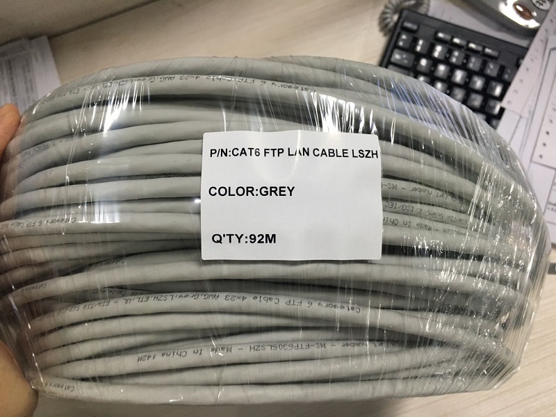 FTP CAT6 0.57mm BC LSZH cable 305M Per Roll