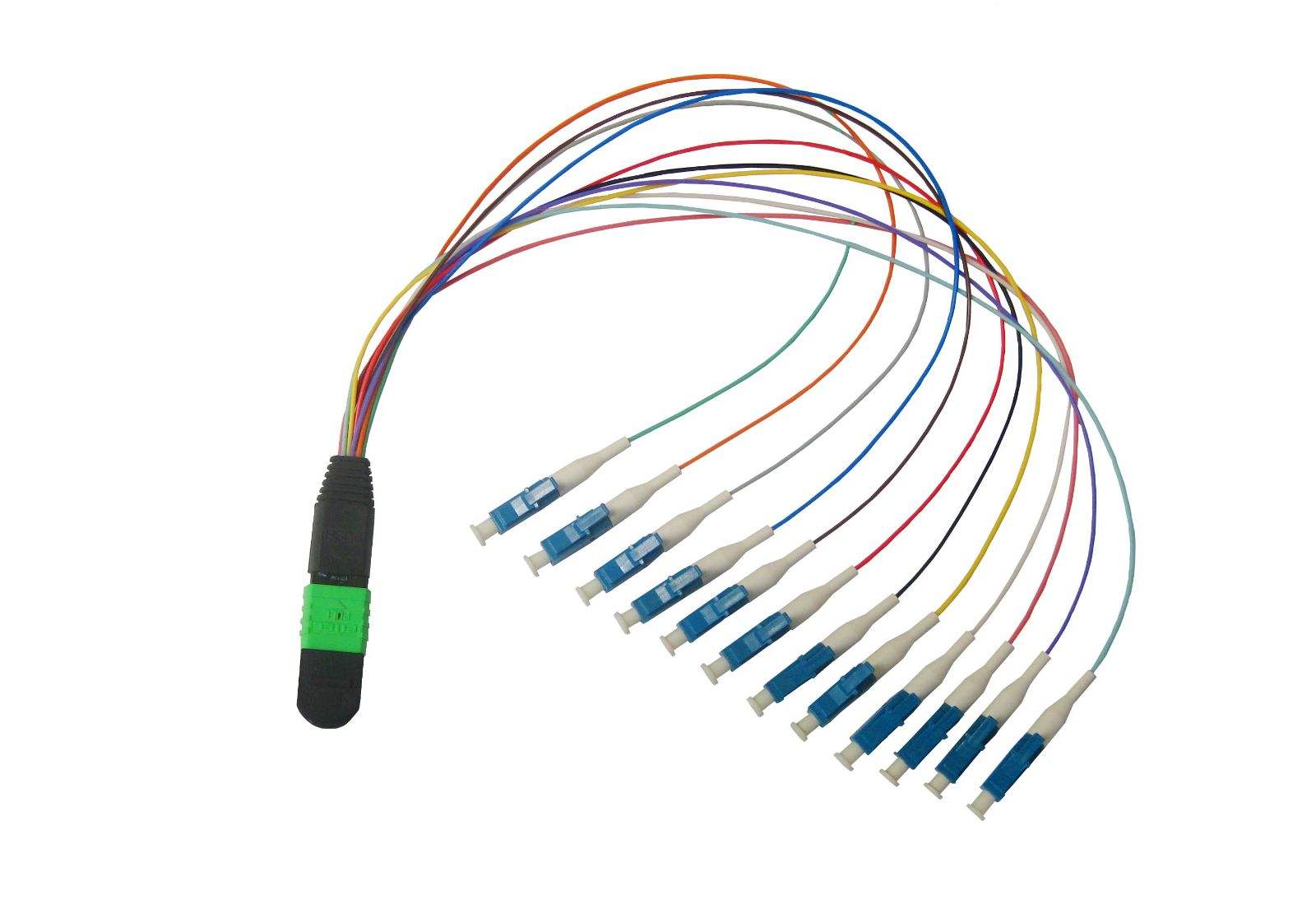 MPO-LC/PC 12Core Fiber Optic MPO to LC Patch Trunk Cables