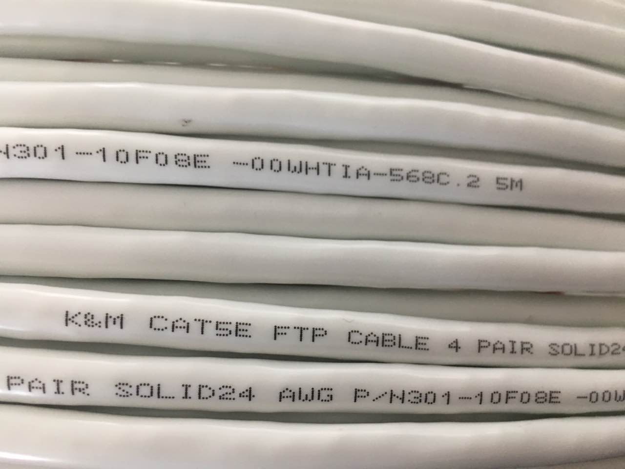 cat5e FTP Lan cable/Solid Bare Copper Cat5e Lan cable
