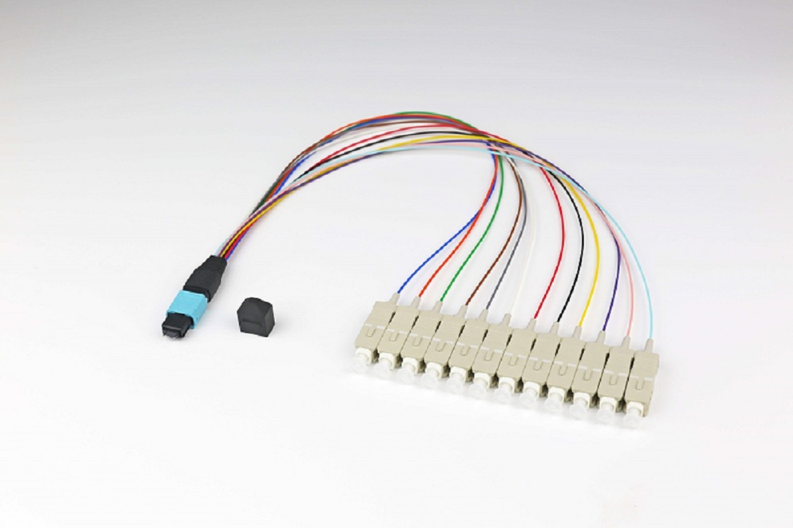 OM3 MPO-SC/PC 12Core Fiber Optic MPO to LC Patch Trunk Cables