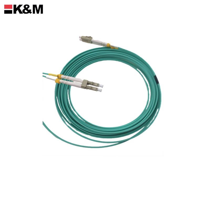 LC /PC to LC/PC OM3 DUPLEX Fiber Optic Patch Cord 3M