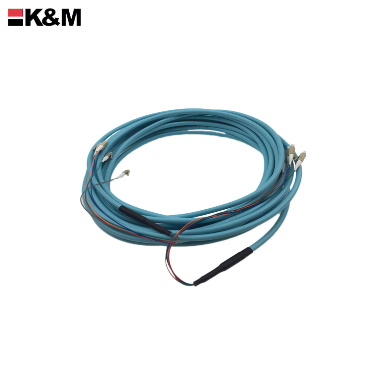 LC /PC to LC/PC om3 4 cores Fiber Optic Patch Cord 5M