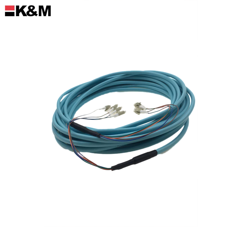 LC /PC to LC/PC om3 4 cores Fiber Optic Patch Cord 5M