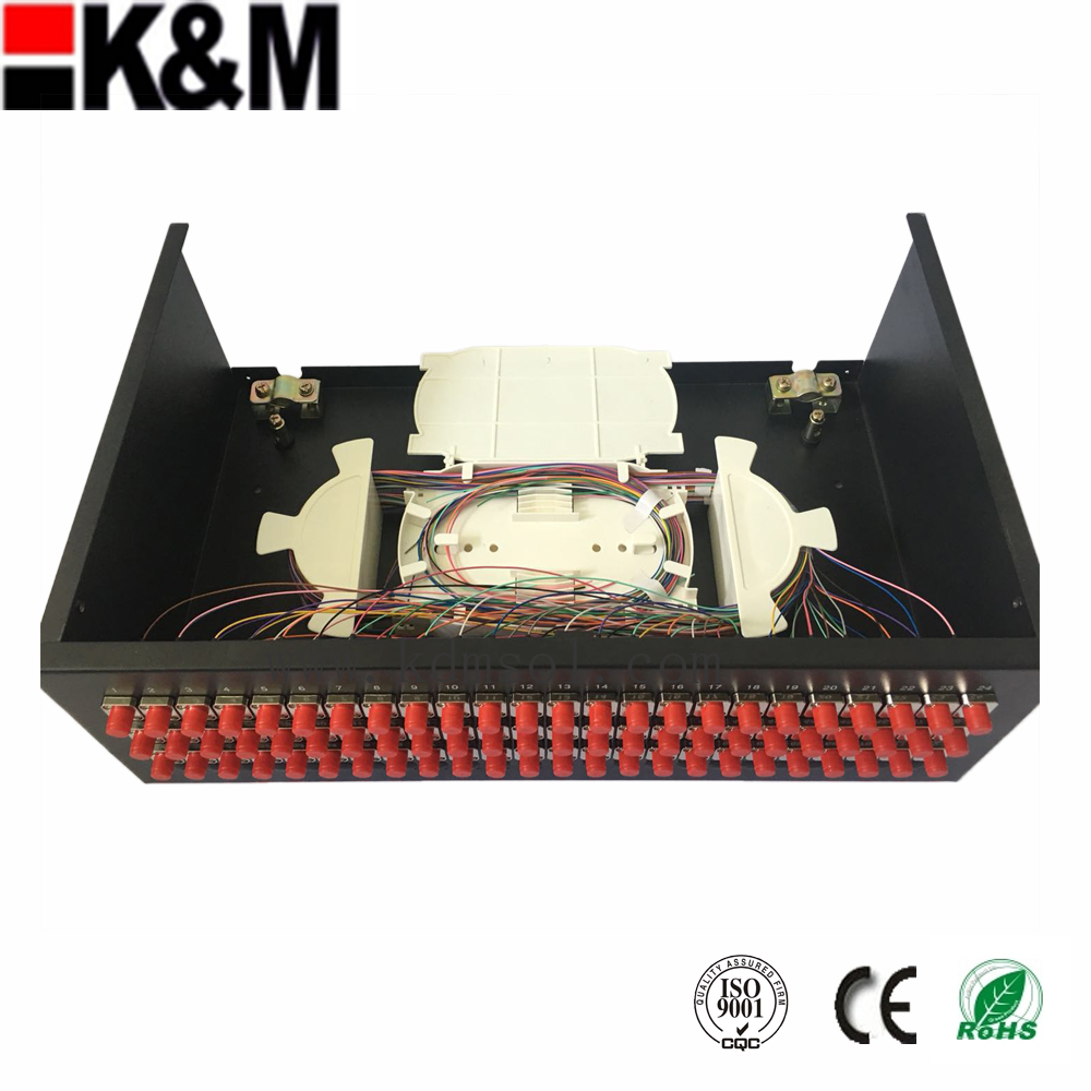 96 cores FC simplex Optical Fiber Patch Panel fix type