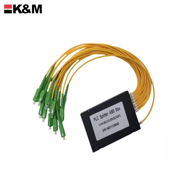 SC/APC PLC Splitter 1:16 box type 3.0mm  with numbers pass 3D test