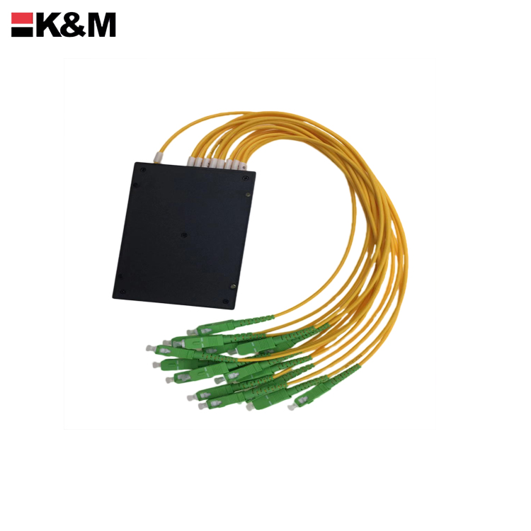 SC/APC PLC Splitter 1:16 box type 3.0mm  with numbers pass 3D test