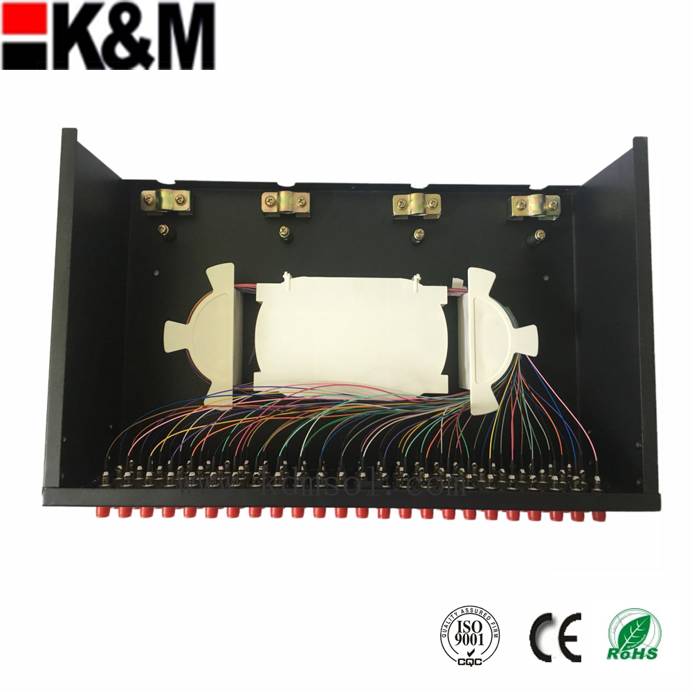 96 cores FC simplex Optical Fiber Patch Panel fix type