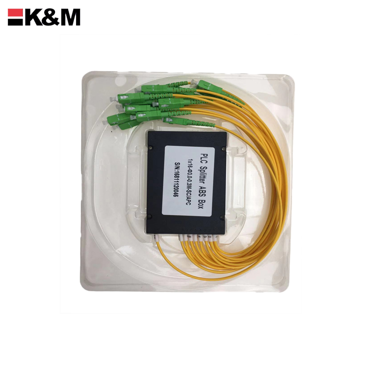 SC/APC PLC Splitter 1:16 box type 3.0mm  with numbers pass 3D test