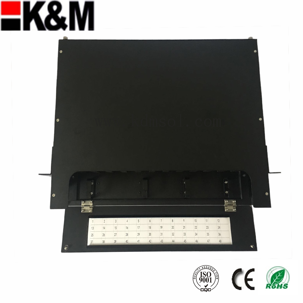48 cores SC simplex Optical Fiber Patch Panel Slide in type 19'' 2U height