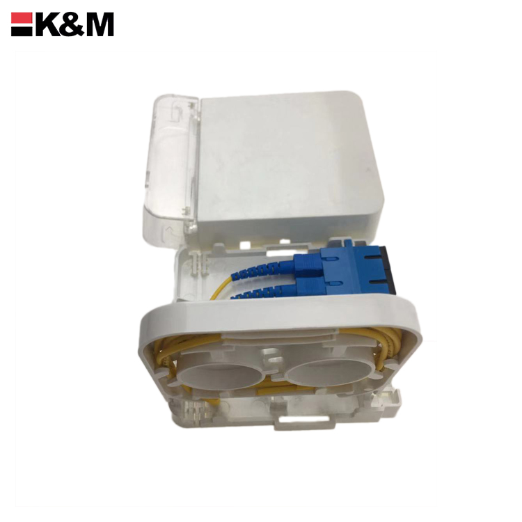 FTTH Fiber Access termination box  2Ports