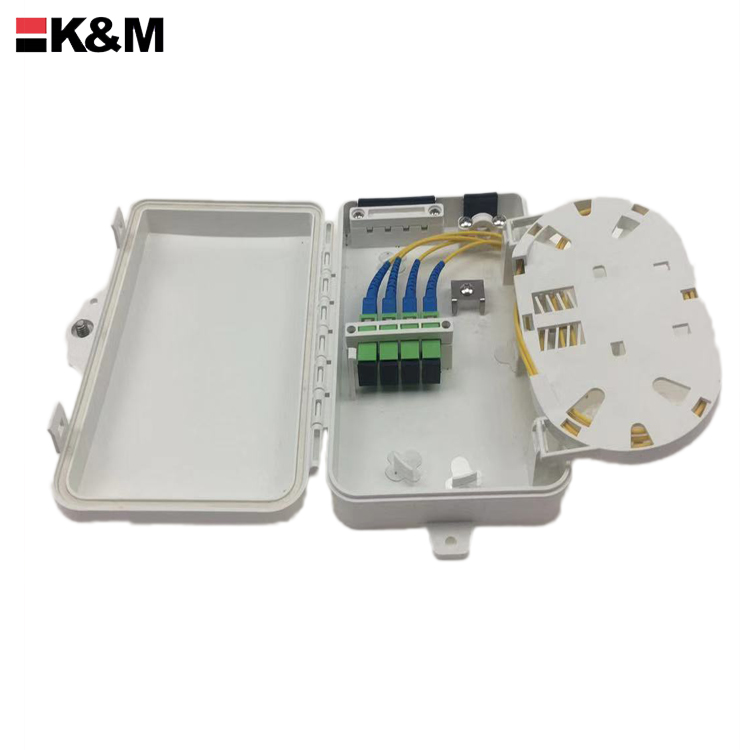 Fiber optic termination box 4XSC SX 4 Ports