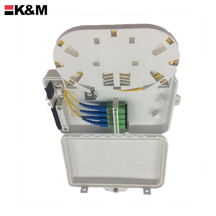 Fiber optic termination box 4XSC SX 4 Ports