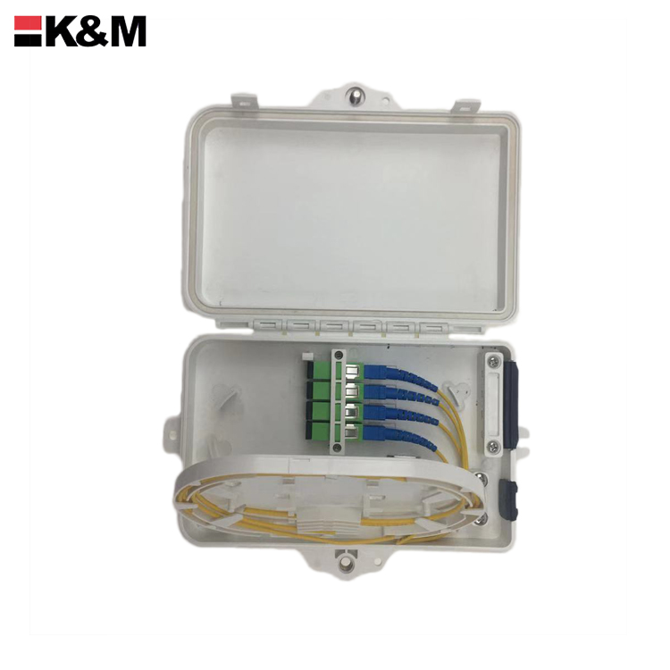 Fiber optic termination box 4XSC SX 4 Ports
