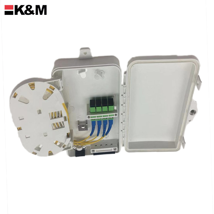 Fiber optic termination box 4XSC SX 4 Ports