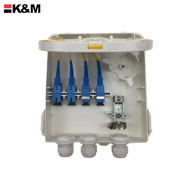 FTTH Fiber optic termination box  Simplex SC 8Ports