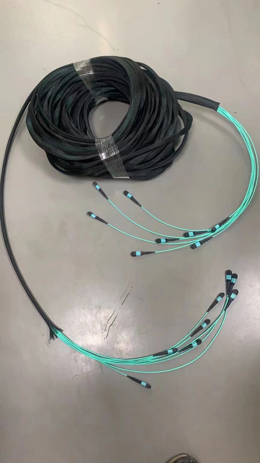 MPO-LC/PC 12Core Fiber Optic MPO to LC Patch Trunk Cables