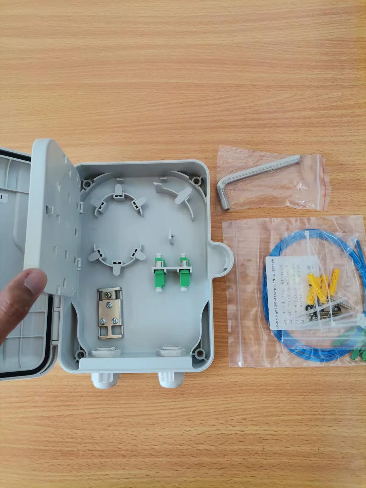 China FTTH box for 2LC Duplex adaptor