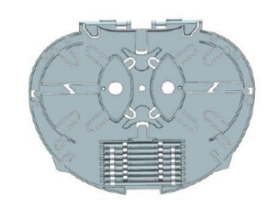 Impact-resistant PC and ABS housing for outdoor fiber joint closure