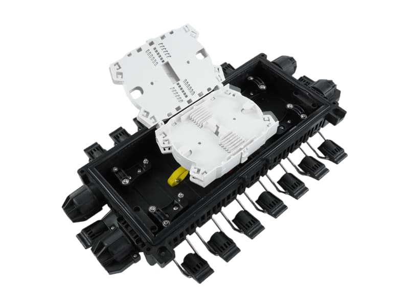 Internal PC+ABS Splice Trays of Inline Fiber Optic Splice Closure