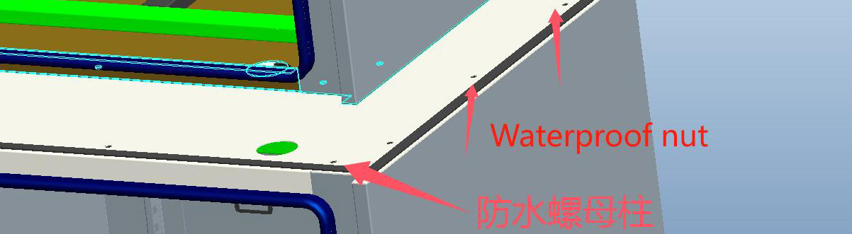 Waterproof Mounting Nuts