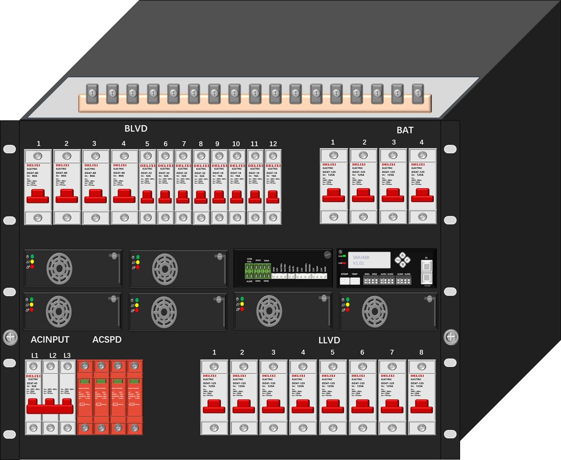 8U Embedded Power Distribution Sub-rack Design