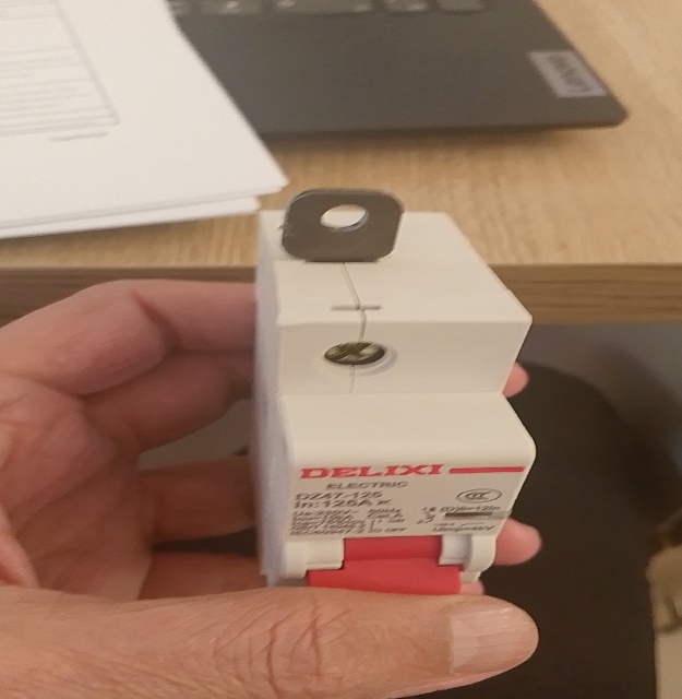 MCB with Key-shaped Negative Terminal