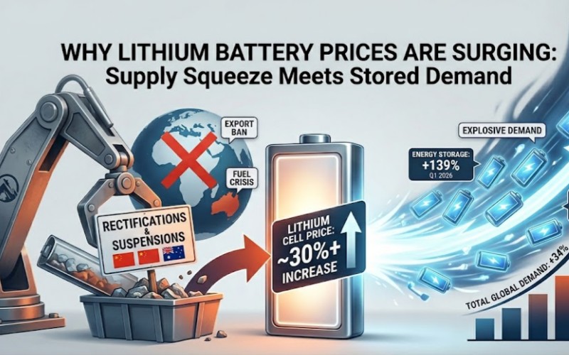 Why Are Lithium Battery Prices Surging? The Logic Behind the 2026 Market Shift